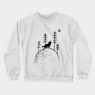 Howling Mini Wolf Crewneck Sweatshirt